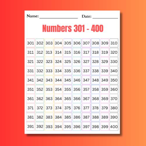 Numbers & Shapes Kids Printable Worksheets Bundle